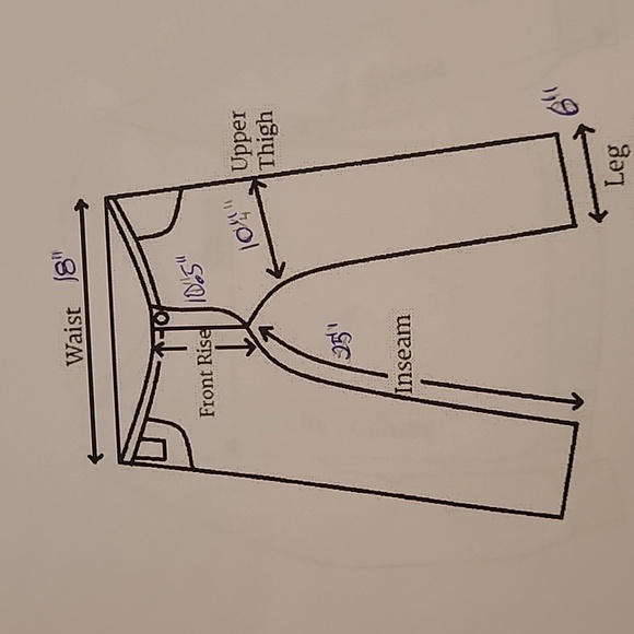 Navy blue cropped Calvin Klein jeans, size 16 - Picture 5 of 5